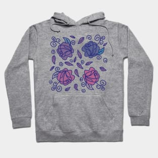 Stained Glass Roses Hoodie